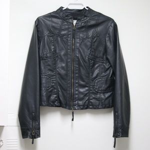 Max Studio Faux Leather Jacket